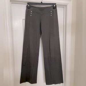 Hodges Collection knit pants size Large in charcoal grey